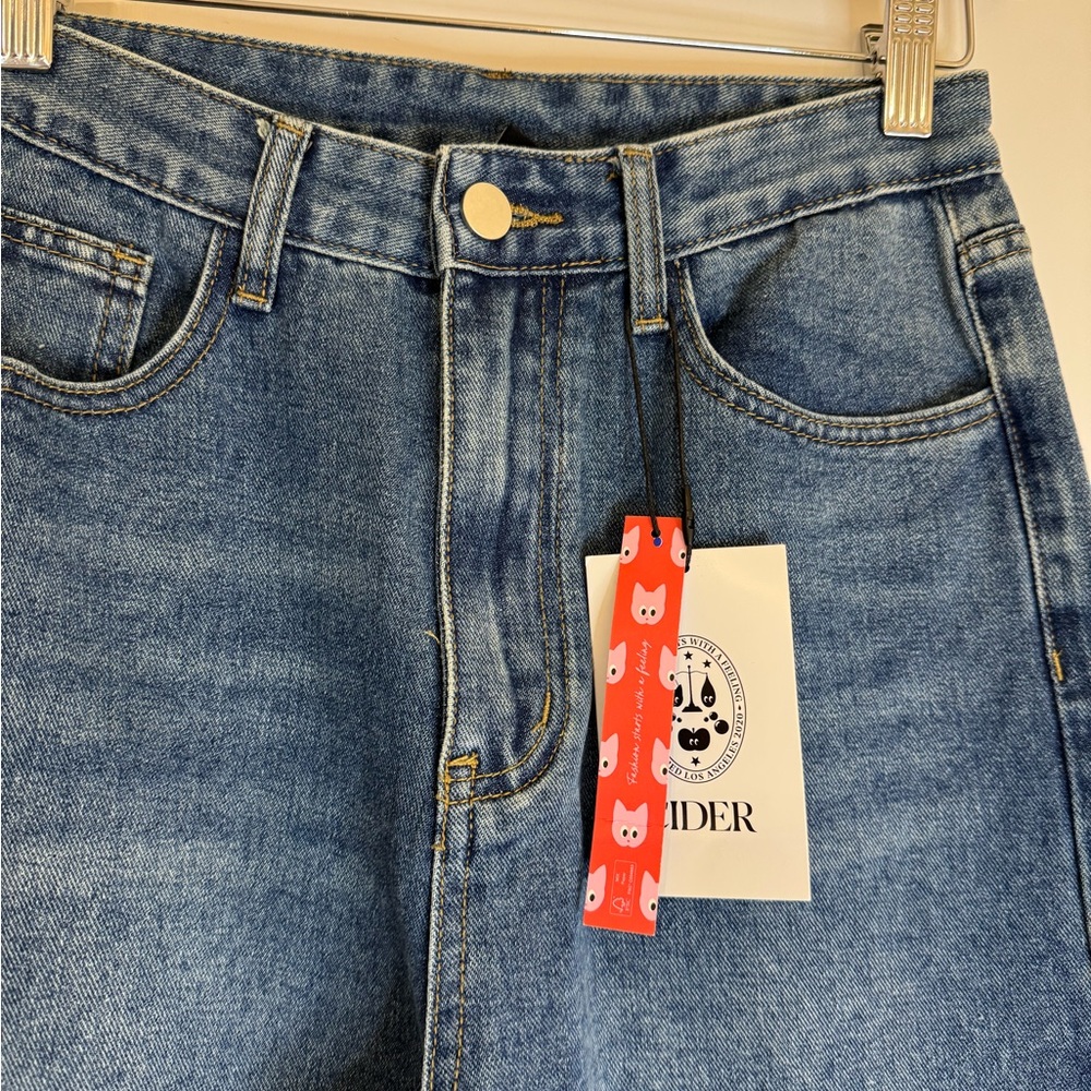 Cider Denim Straight leg Jeans NWT - Picture 2 of 5